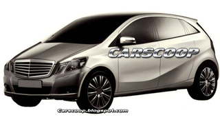 2011 Mercedes B-Class Patent Drawings Reveal Shapely Hatchback